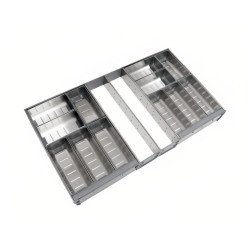 SET CUBERTERO M90- 816x65x472 AC.INOX.