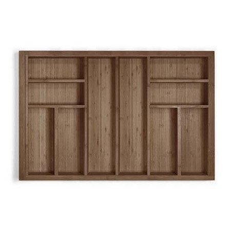 CUBERTERO MADERA EXTENSIBLE  M80/110 NOGAL