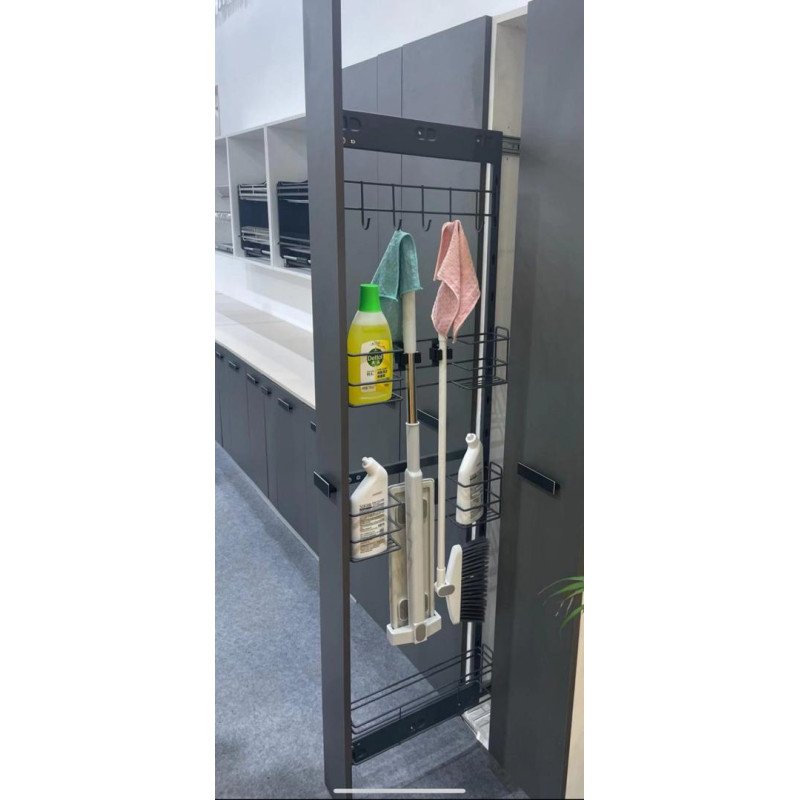 COLUMNA PORTA ARTICULOS LIMPIEZA M15 GRIS