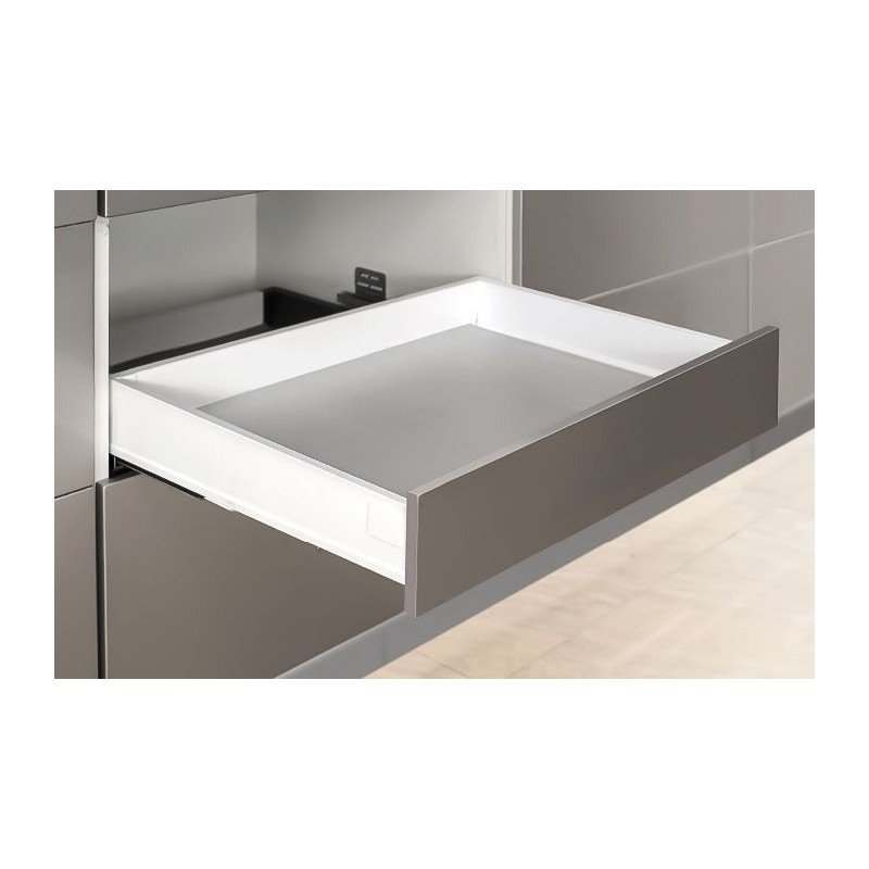 SET LATERAL TIPO TANDEM CAJON+80 CONECTOR 500mm.ANTRACITA