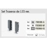 BARRA OLLERA 500mm.2PZ.+135 CONECTOR GRIS