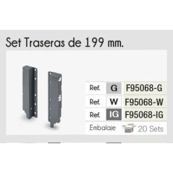 BARRA OLLERA 500mm.4PZ.+199 CONECTOR BLANCO