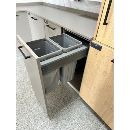 PORTARESIDUOS 2x18LTS. M40 SIN GUIA