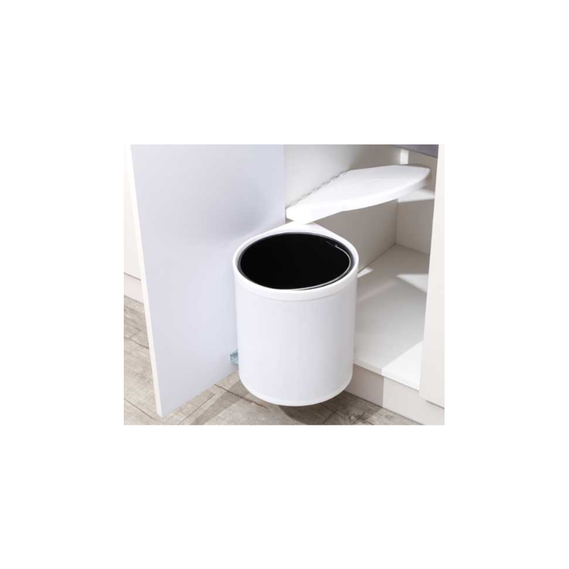 PORTARESIDUOS PUERTA 12L GRIS