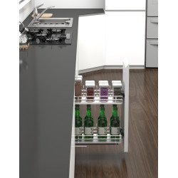 CANASTO EXT.M40- PRO OVAL CROMO CIERRE SOFT