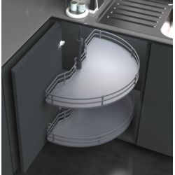 MEDIO GIRATORIO M90 PRO OVAL CROMO