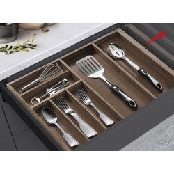 CUBERTERO MADERA EXTENSIBLE M60/90 NOGAL