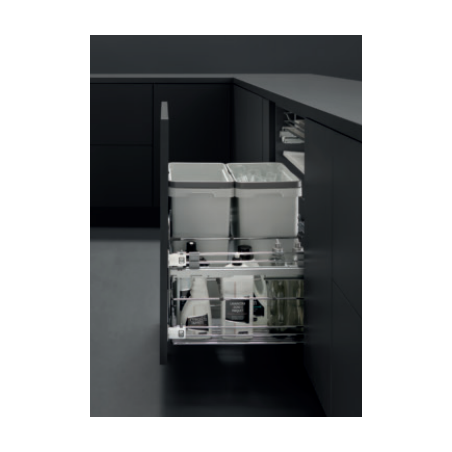 PORTARESIDUOS PARA CAJON 2CUBOS+P/ART.LIMP-M60