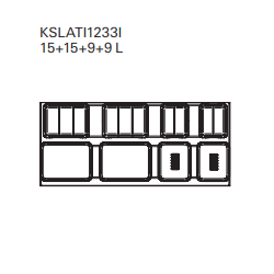PORTAR.CAJON 4 CUBOS+P/ART.LIMP..M120