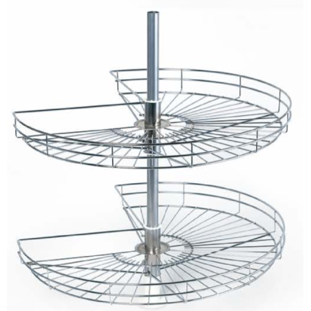 CANASTO GIRATORIO C/CORTE 60 CROMO