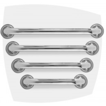 BARRAL DE SEGURIDAD CROMO 450mm