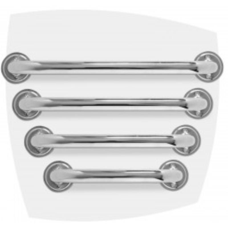 BARRAL DE SEGURIDAD CROMO 550mm.