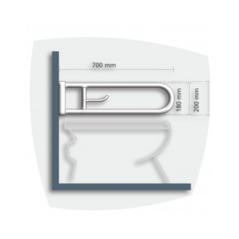 BARRAL DISCAPACITADO  REBATIBLE