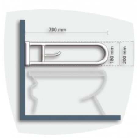 BARRAL DISCAPACITADO  REBATIBLE