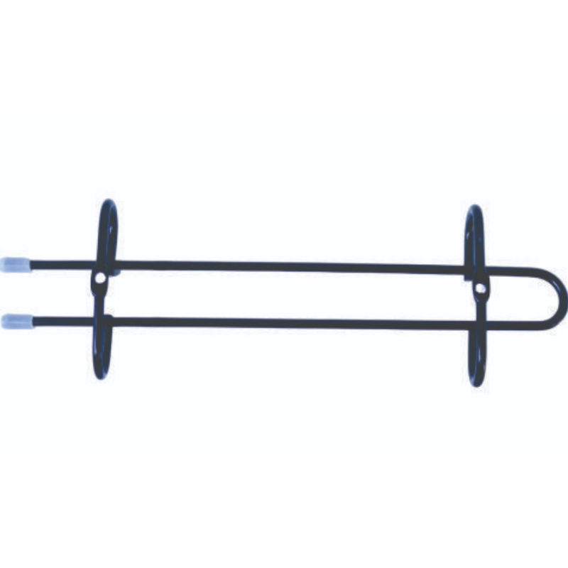 PORTA COPA RECTO NEGRO CORTO