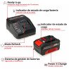 EINHELL KIT CARGADOR Y BATERIA  4.0AH