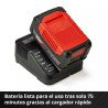 EINHELL KIT CARGADOR Y BATERIA  4.0AH