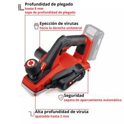 EINHELL CEPILLO A BATERIA TEPL 18/82