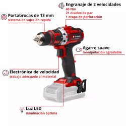 EINHELL ATORNILLADOR TE-CD 18/40 SOLO